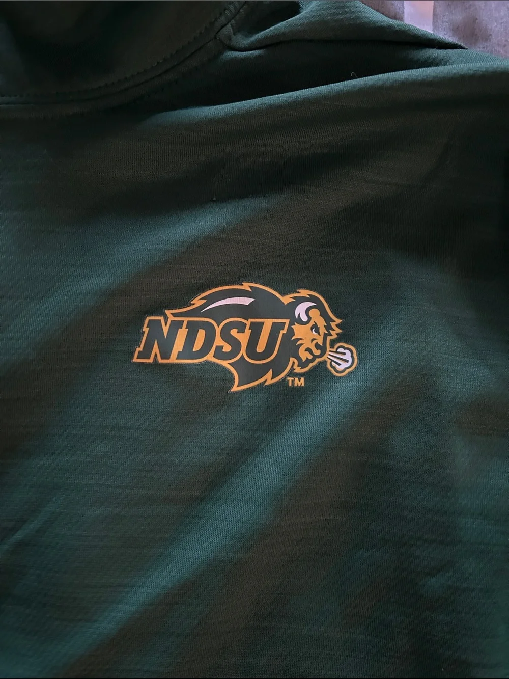 Nike Green NDSU Quarter-Zip Pullover